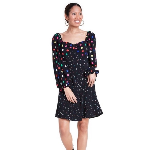 RIXO for Target Multi Polka Dot Short Dress 2 - Picture 4 of 4